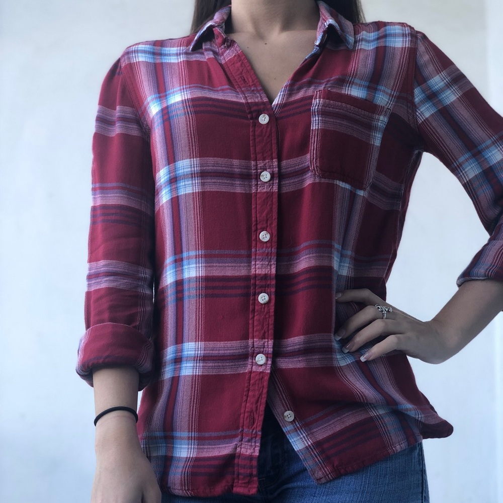 Mossimo plaid long sleeve